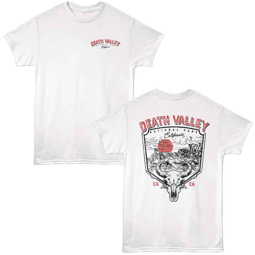 Lantern Press T-Shirt - Skull And Landscape