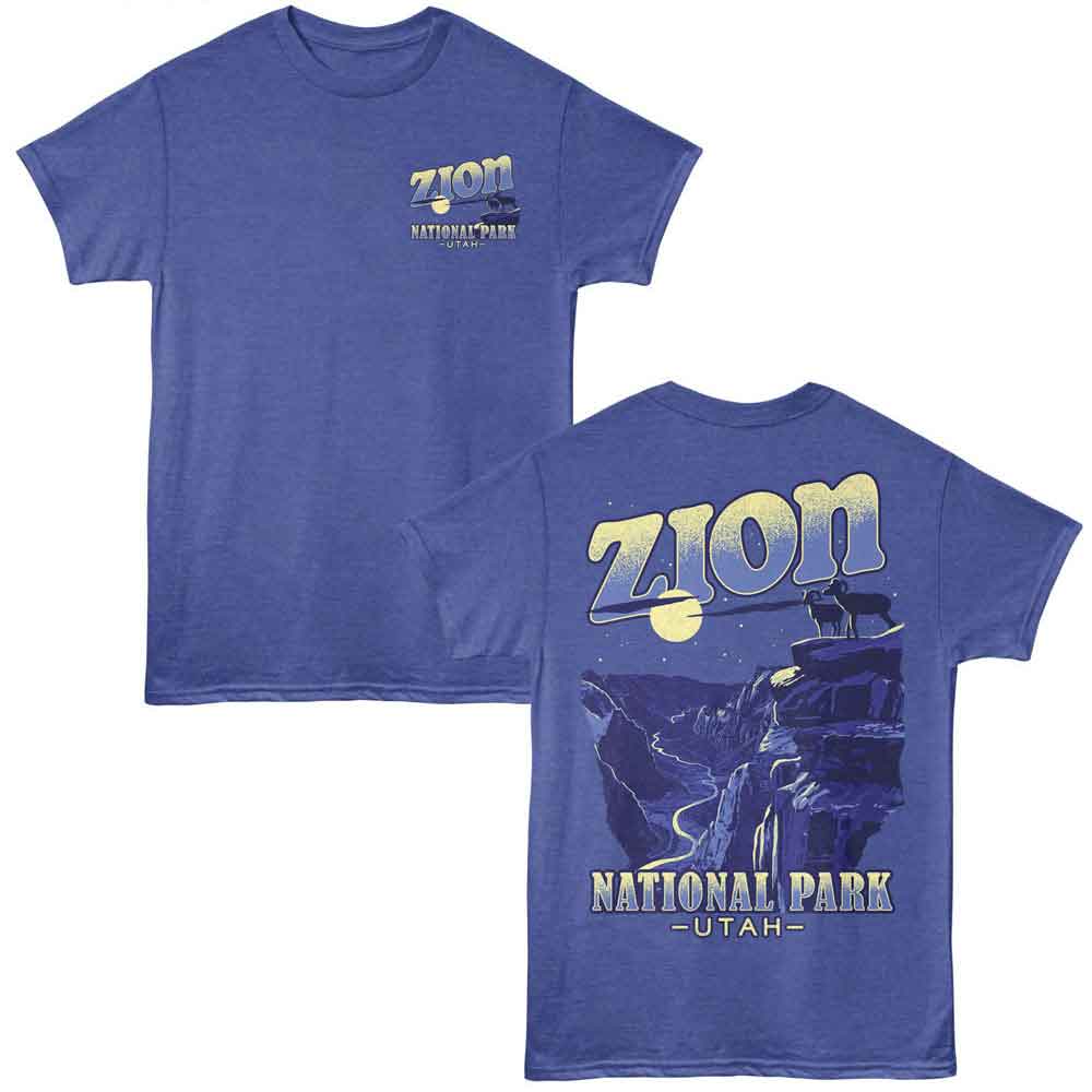 Lantern Press T-Shirt - Zion Night Goats