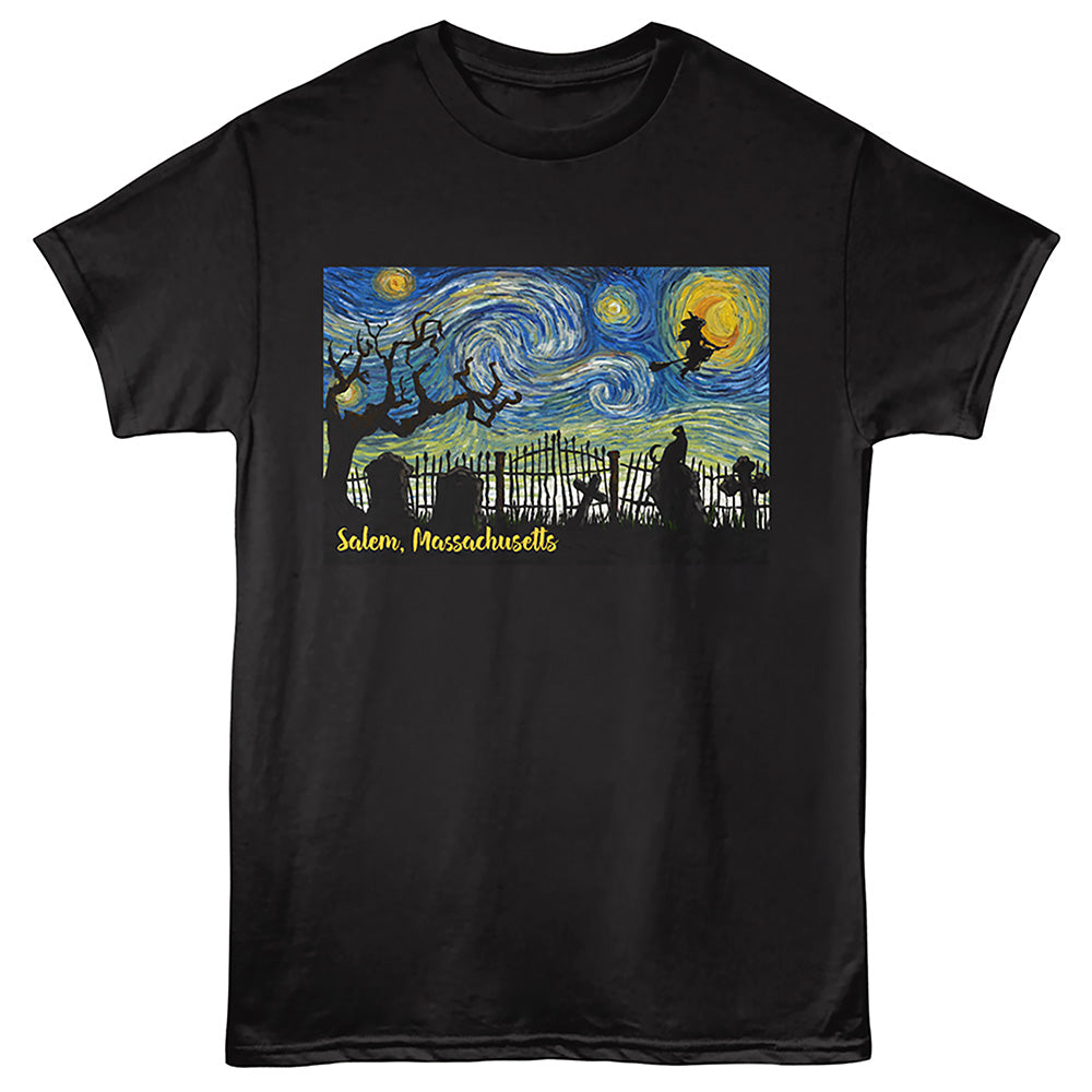 Lantern Press T-Shirt - Starry Salem