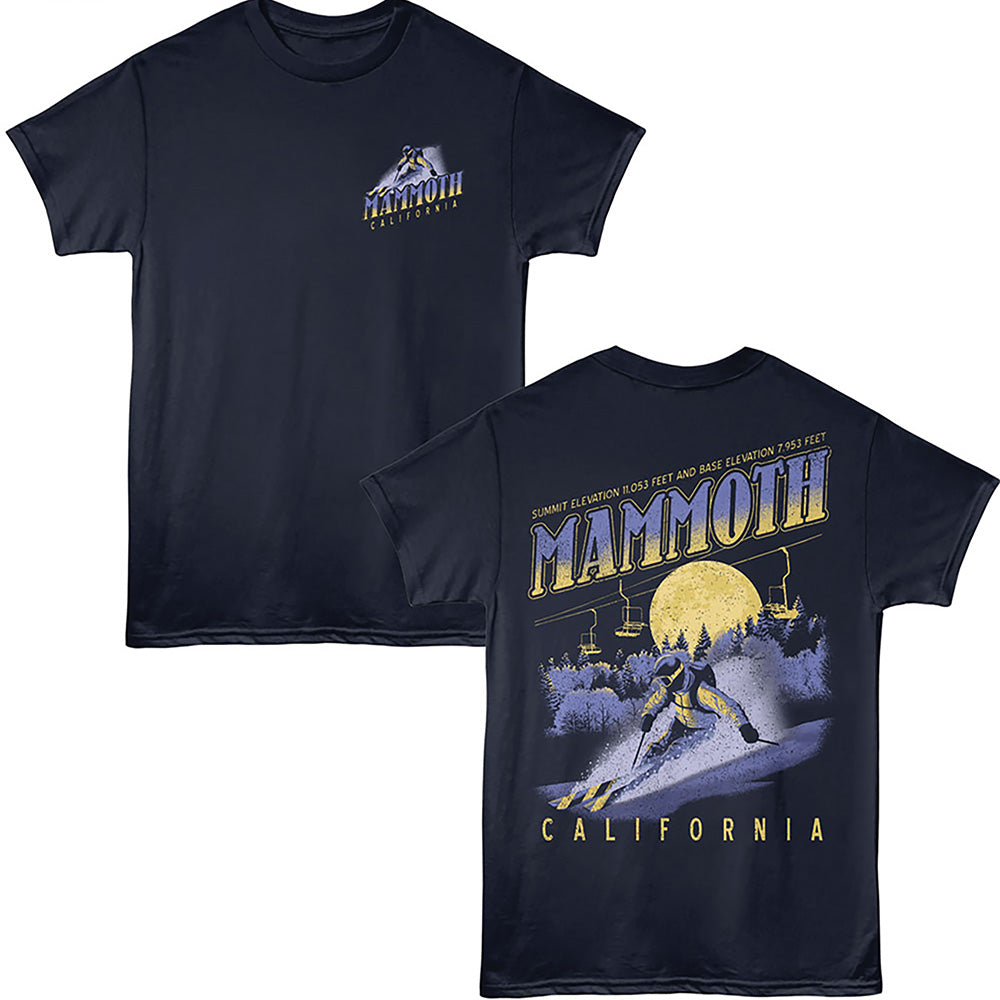 Lantern Press T-Shirt - Mammoth Ski