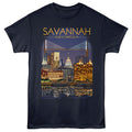 Lantern Press T-Shirt - Savannah Waterway