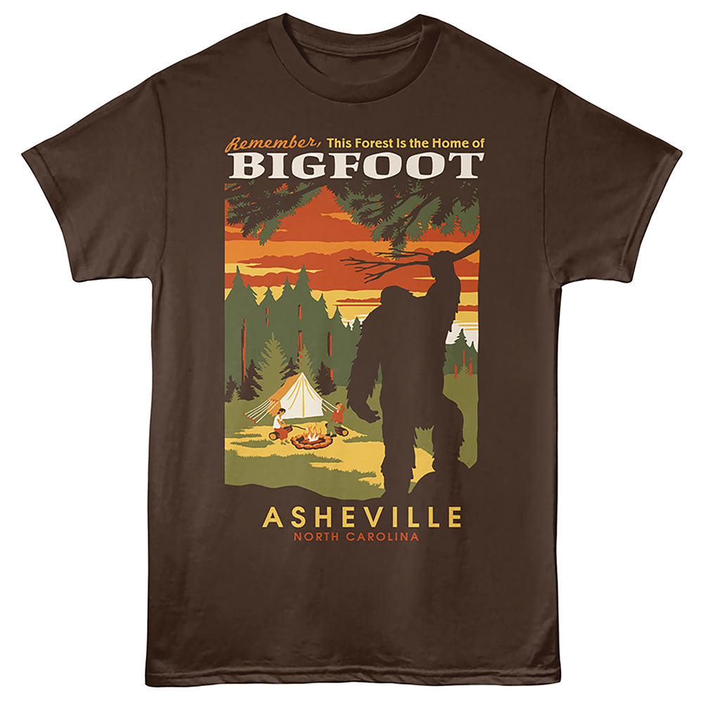 Lantern Press T-Shirt - Bigfoot Asheville