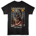 Lantern Press T-Shirt - Savannah Skeletons