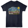Lantern Press T-Shirt - Charlotte Starry Night