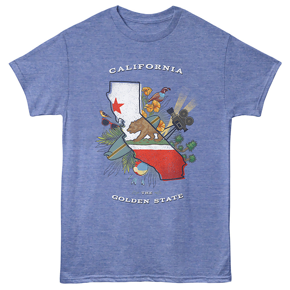 Lantern Press T-Shirt - The Golden State