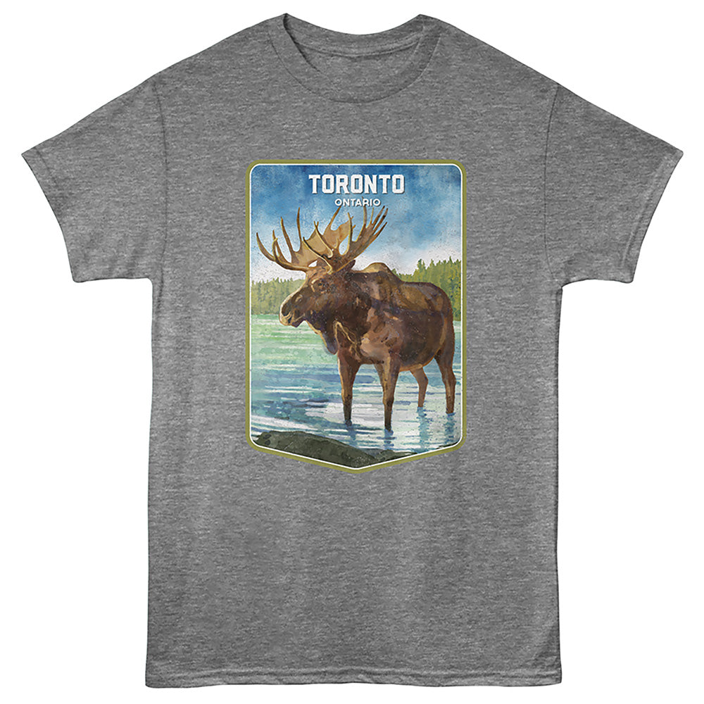Lantern Press T-Shirt - Toronto Moose Shape