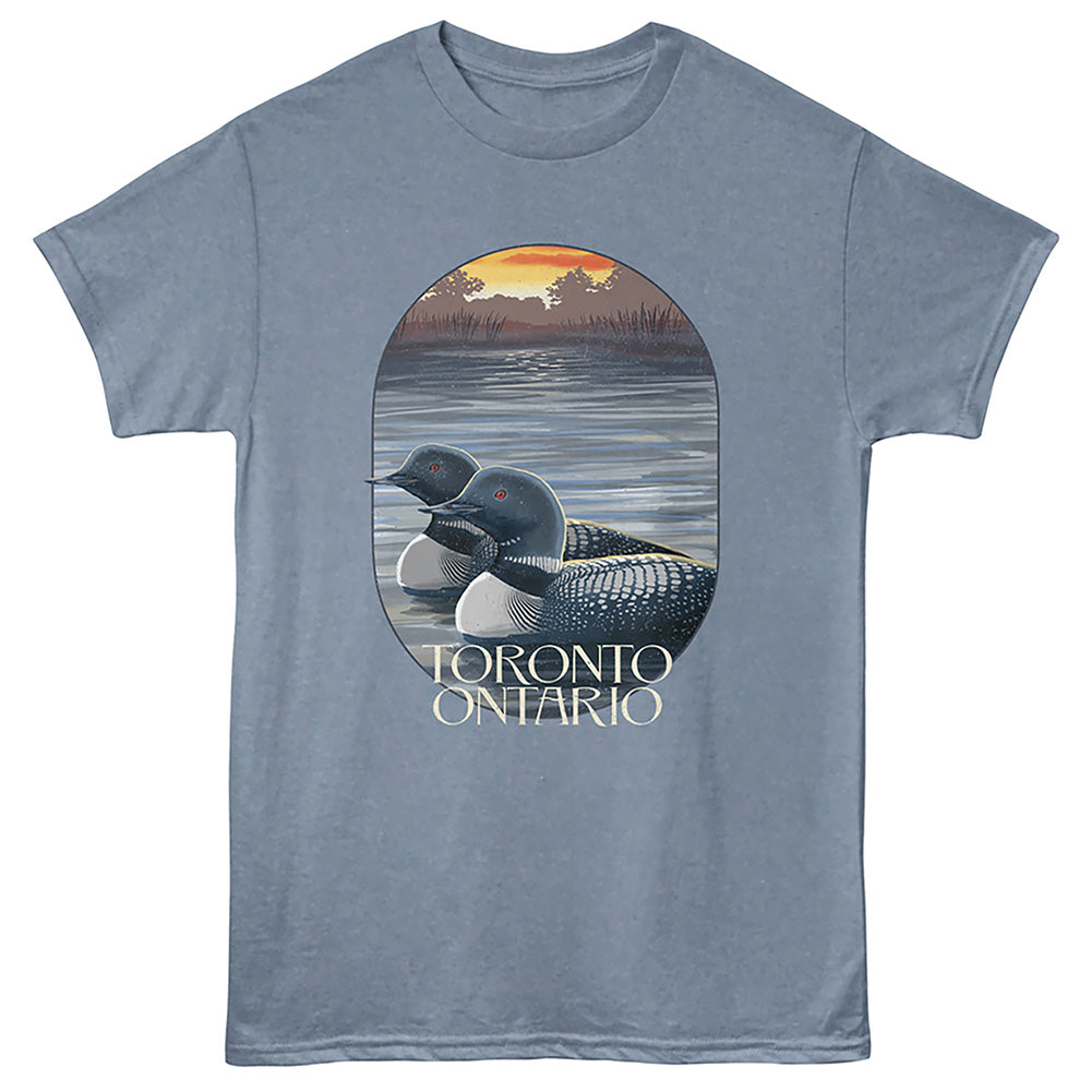 Lantern Press T-Shirt - Toronto Ducks Shape