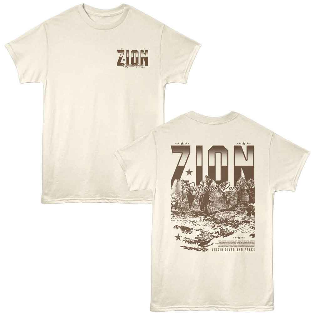 Lantern Press T-Shirt - Monochrome Mtns