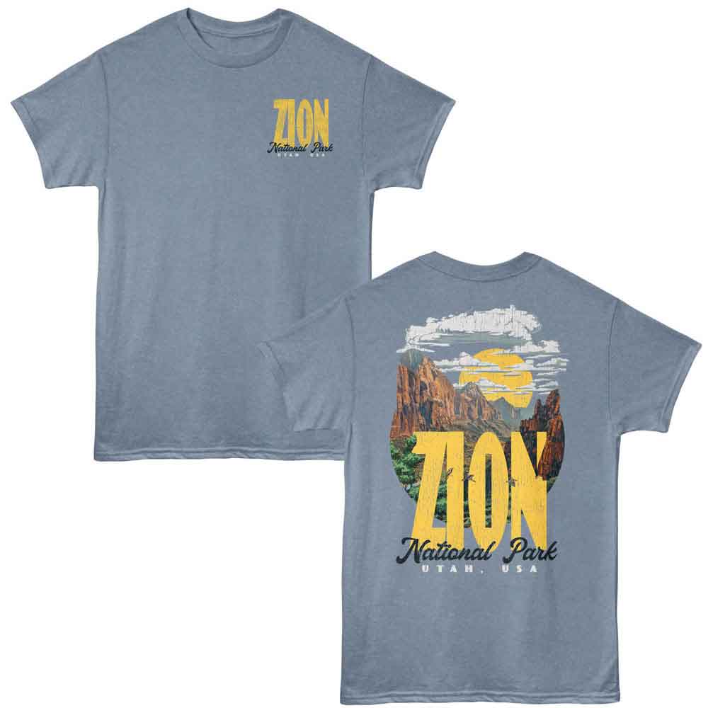 Lantern Press T-Shirt - Circle Mtns Zion