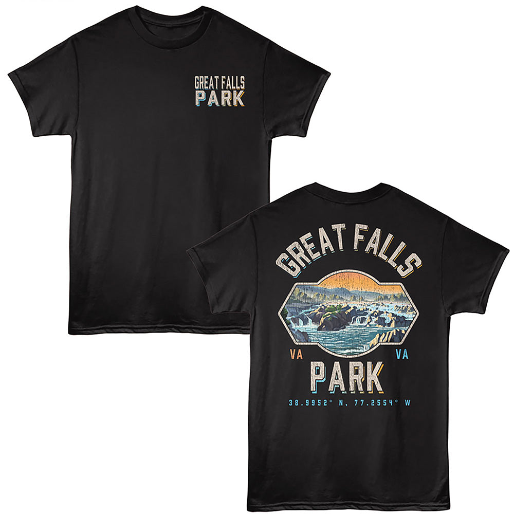 Lantern Press T-Shirt - Great Falls