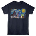 Lantern Press T-Shirt - Houston Starry Night