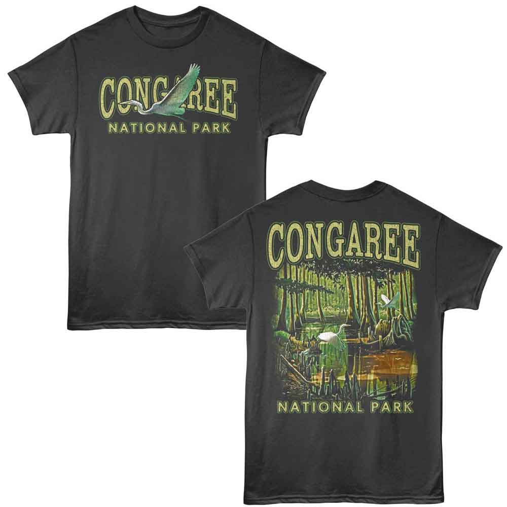 Lantern Press T-Shirt - Congaree Bird Swamp