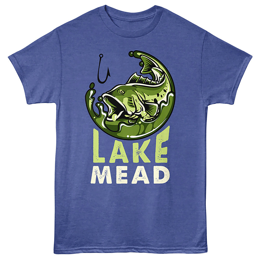 Lantern Press T-Shirt - Fish Hook Lake Mead