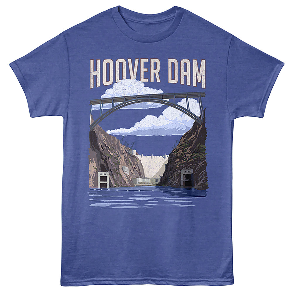 Lantern Press T-Shirt - Hoover Dam