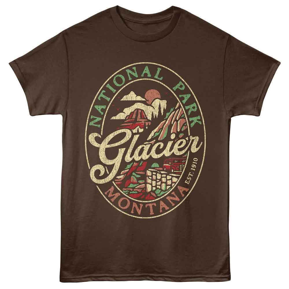 Lantern Press T-Shirt - Glacier Np