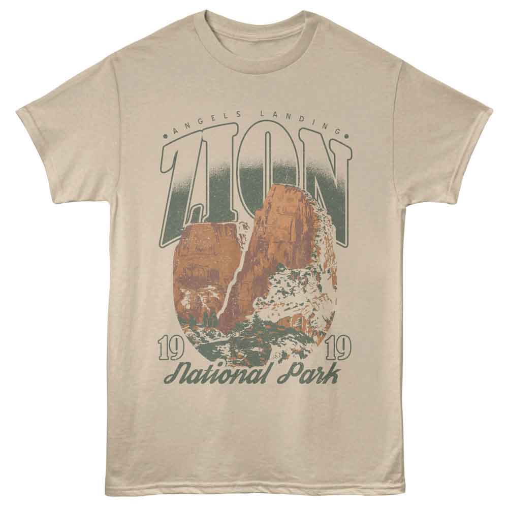 Lantern Press T-Shirt - Angels Landing 1919