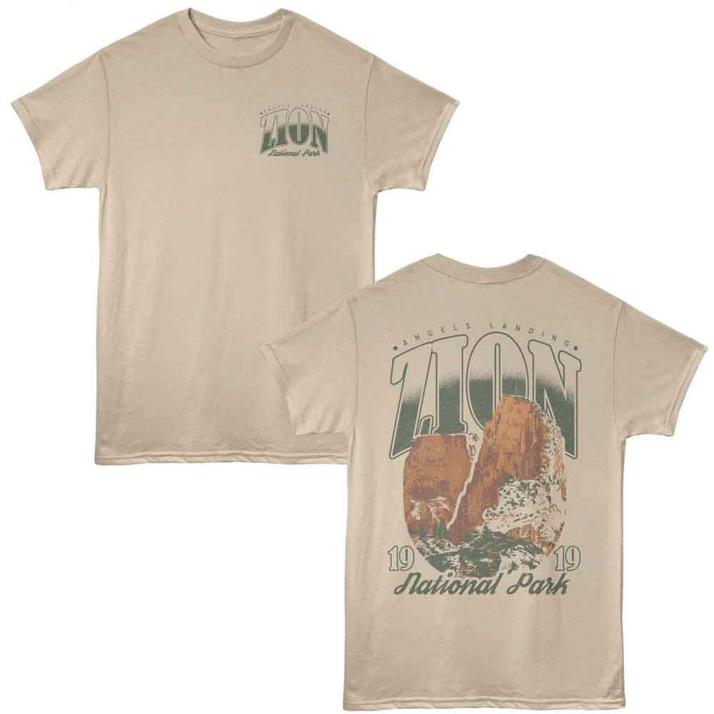 Lantern Press T-Shirt - Angels Landing 1919
