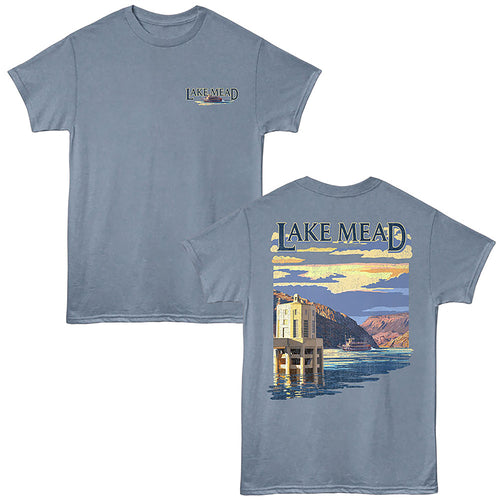 Lantern Press T-Shirt - Sunset Tower