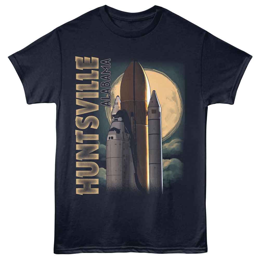 Lantern Press T-Shirt - Huntsville Shuttle