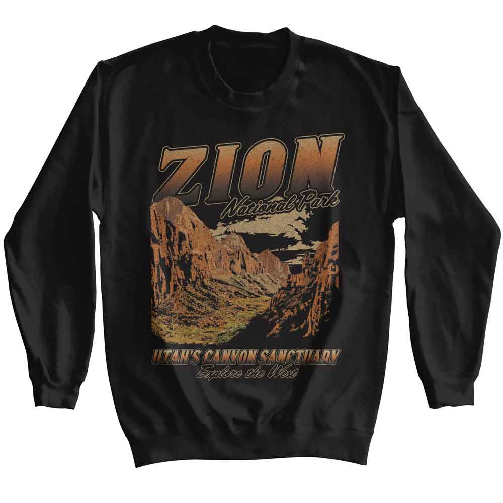Lantern Press Long Sleeve Sweatshirt - Zion Canyon Sanctuary