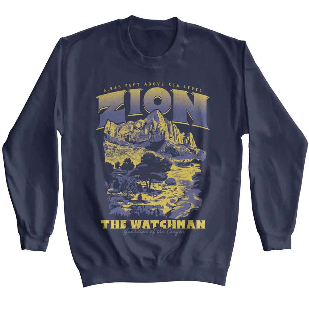 Lantern Press Long Sleeve Sweatshirt - Zion The Watchman
