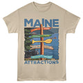 Lantern Press T-Shirt - Maine Attractions