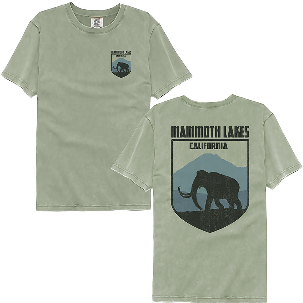Lantern Press Comfort Colors T-Shirt - Mammoth Walking Ca