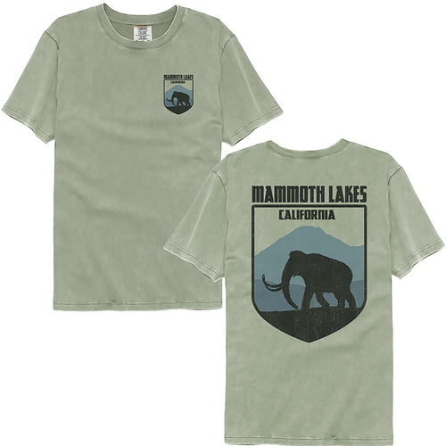 Lantern Press Comfort Colors T-Shirt - Mammoth Walking Ca