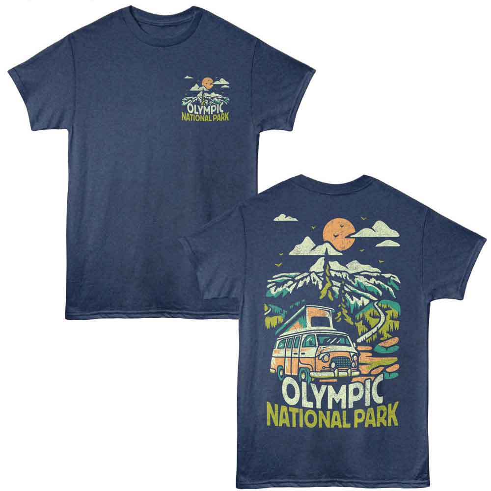 Lantern Press T-Shirt - Olympic Road Trip