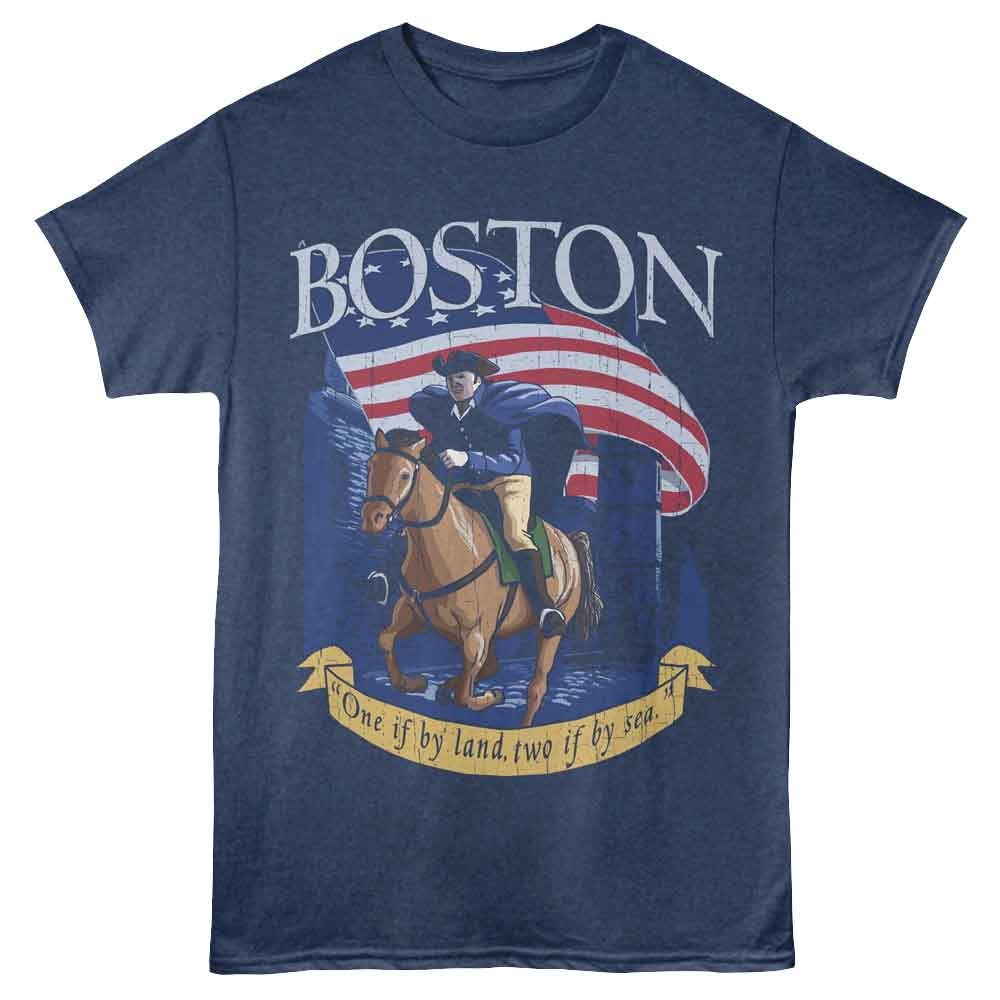 Lantern Press T-Shirt - Boston Revere
