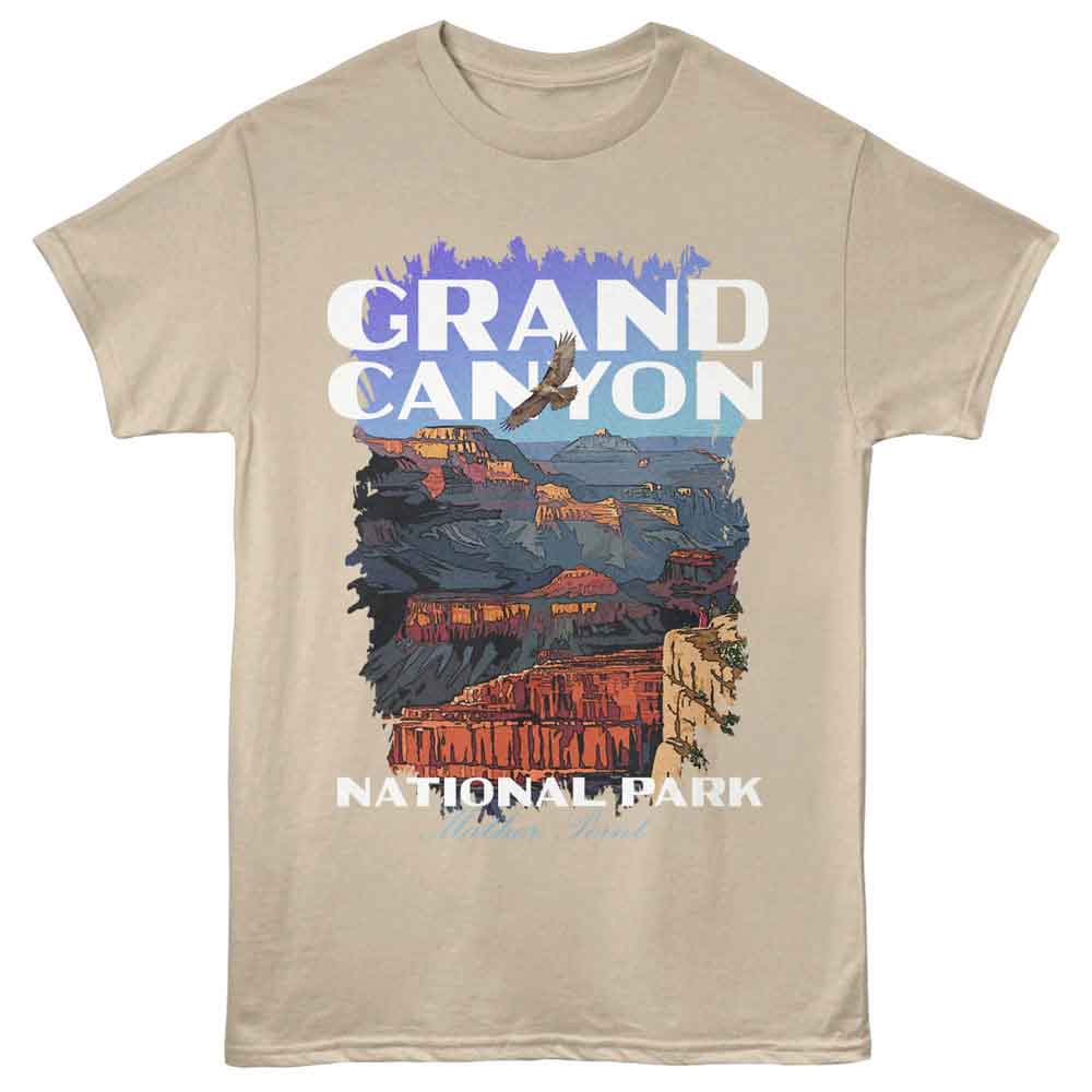 Lantern Press T-Shirt - Grand Canyon Mather Point