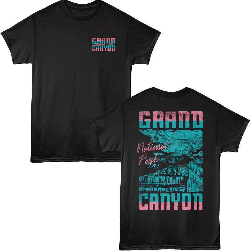 Lantern Press T-Shirt - Canyon Two Color Text