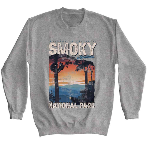 Lantern Press Long Sleeve Sweatshirt - Welcome Smoky Mountains