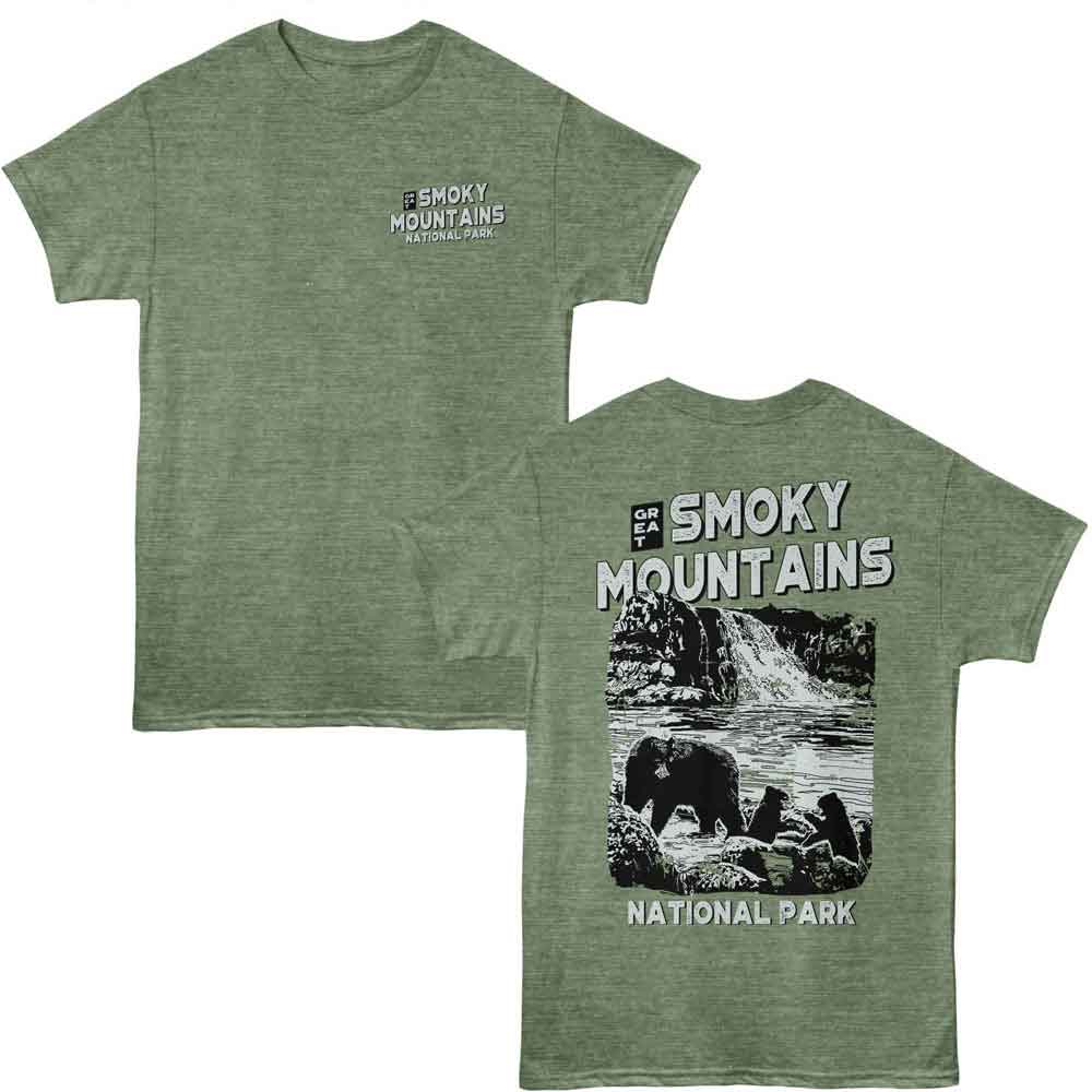 Lantern Press T-Shirt - Bear Cubs Playing