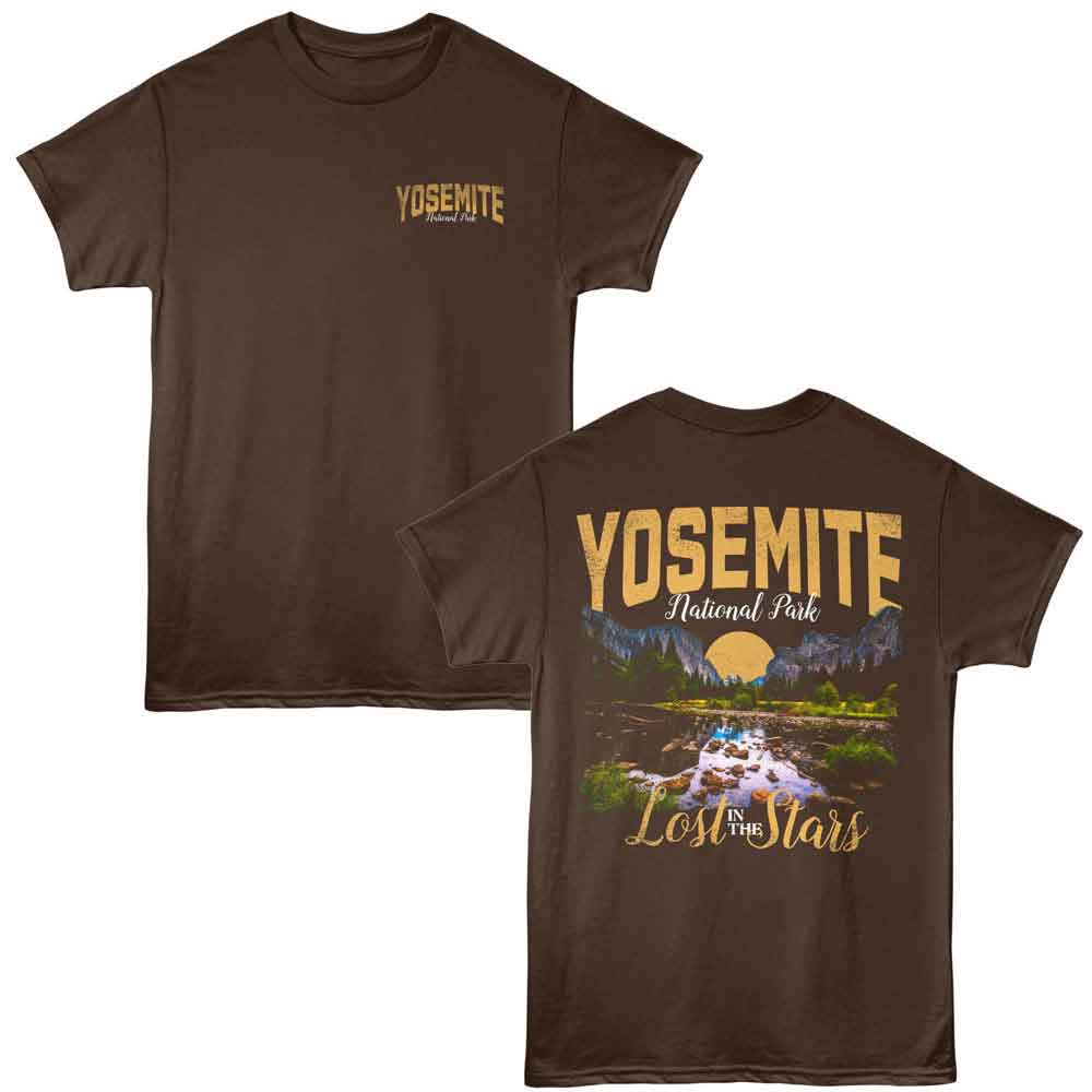 Lantern Press T-Shirt - Yosemite Lost In Stars
