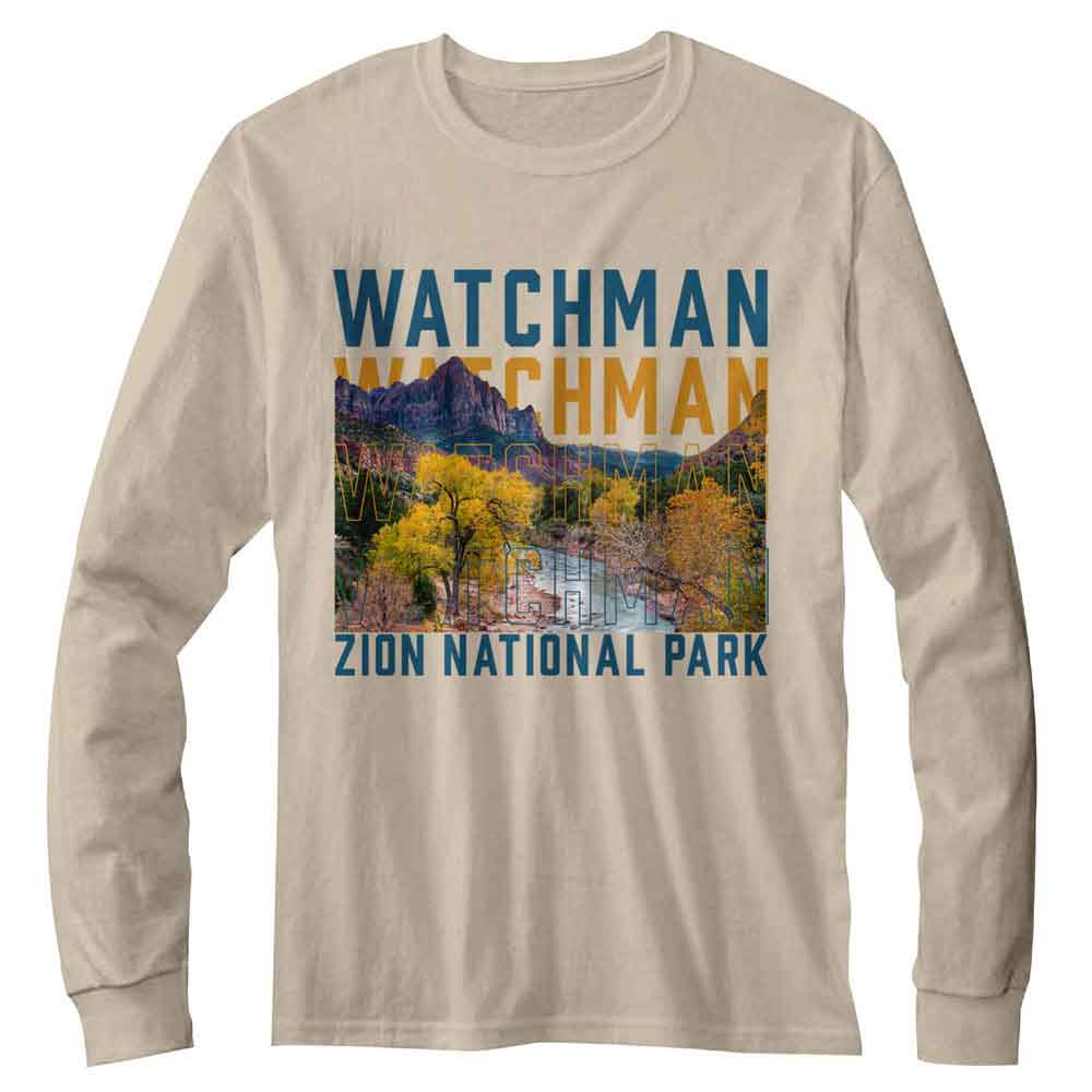 Lantern Press Long Sleeve T-Shirt - Watchman Repeat