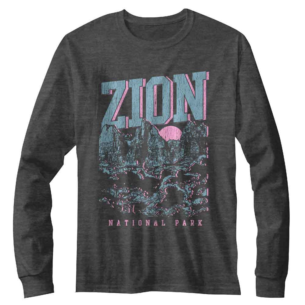 Lantern Press Long Sleeve T-Shirt - Zion Rock Formations