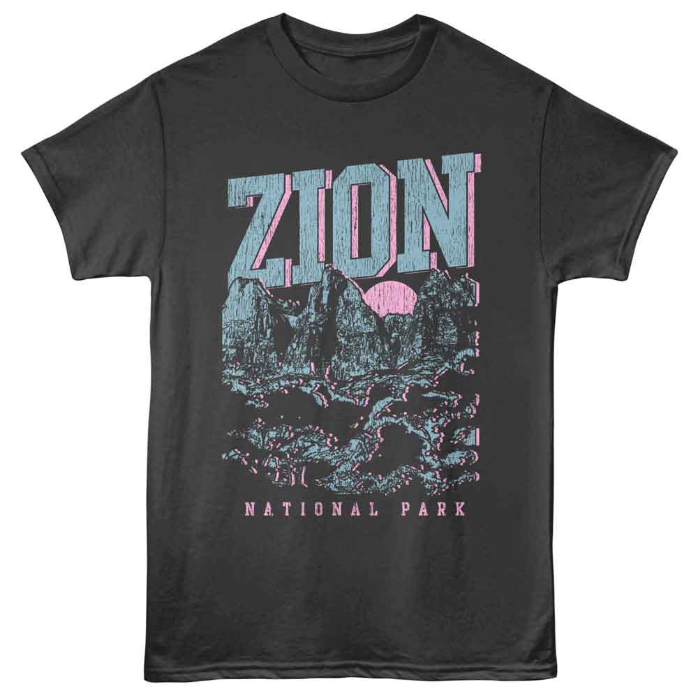 Lantern Press T-Shirt - Zion Rock Formations