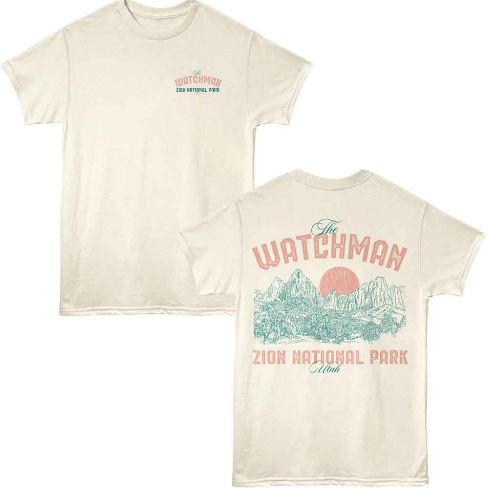 Lantern Press T-Shirt - Watchman Landscape