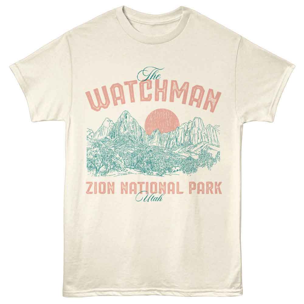 Lantern Press T-Shirt - Watchman Landscape
