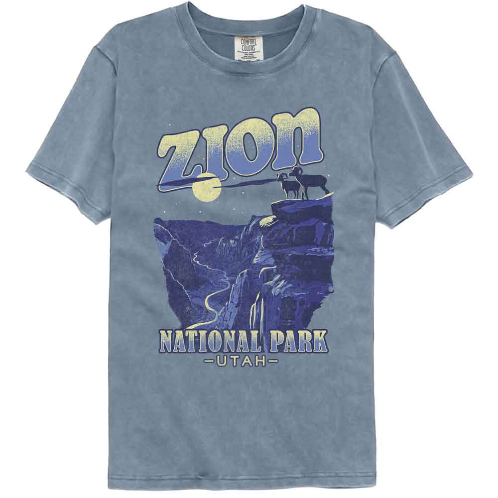 Lantern Press Comfort Colors T-Shirt - Zion Goats