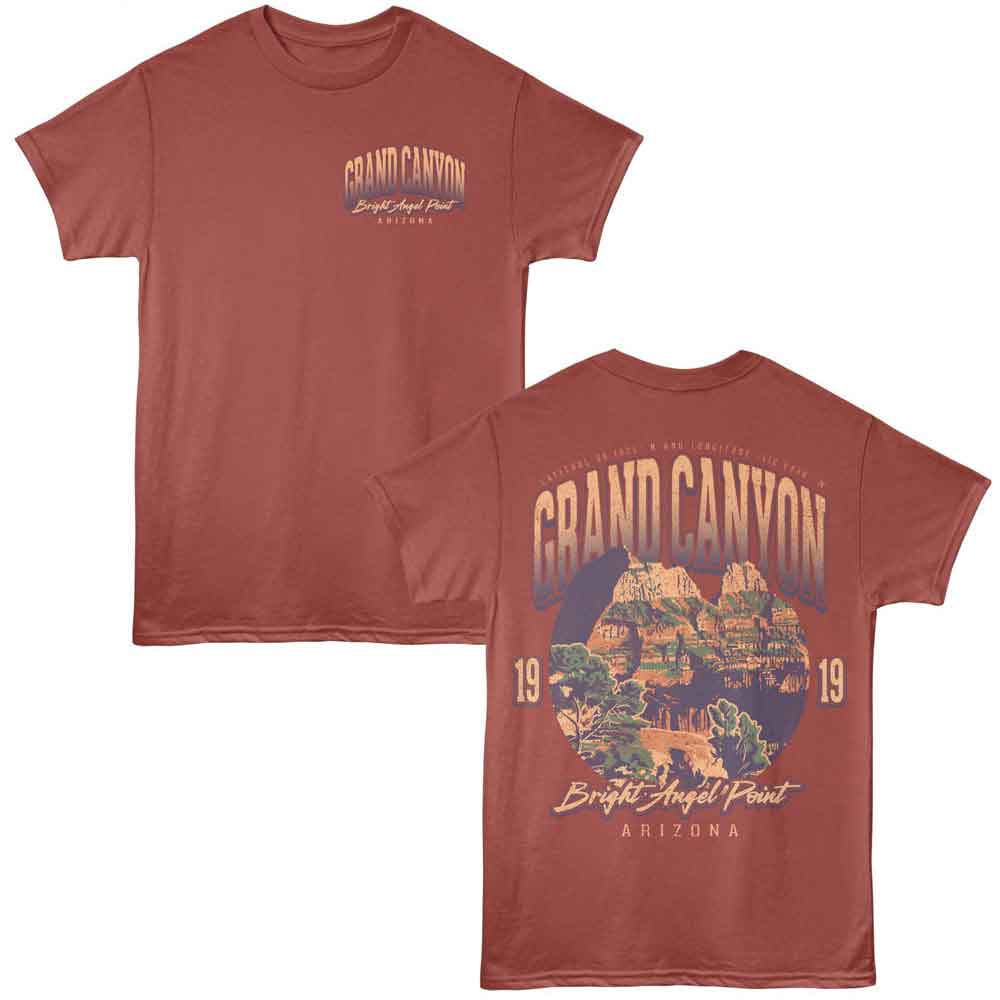 Lantern Press T-Shirt - Bright Angel Point