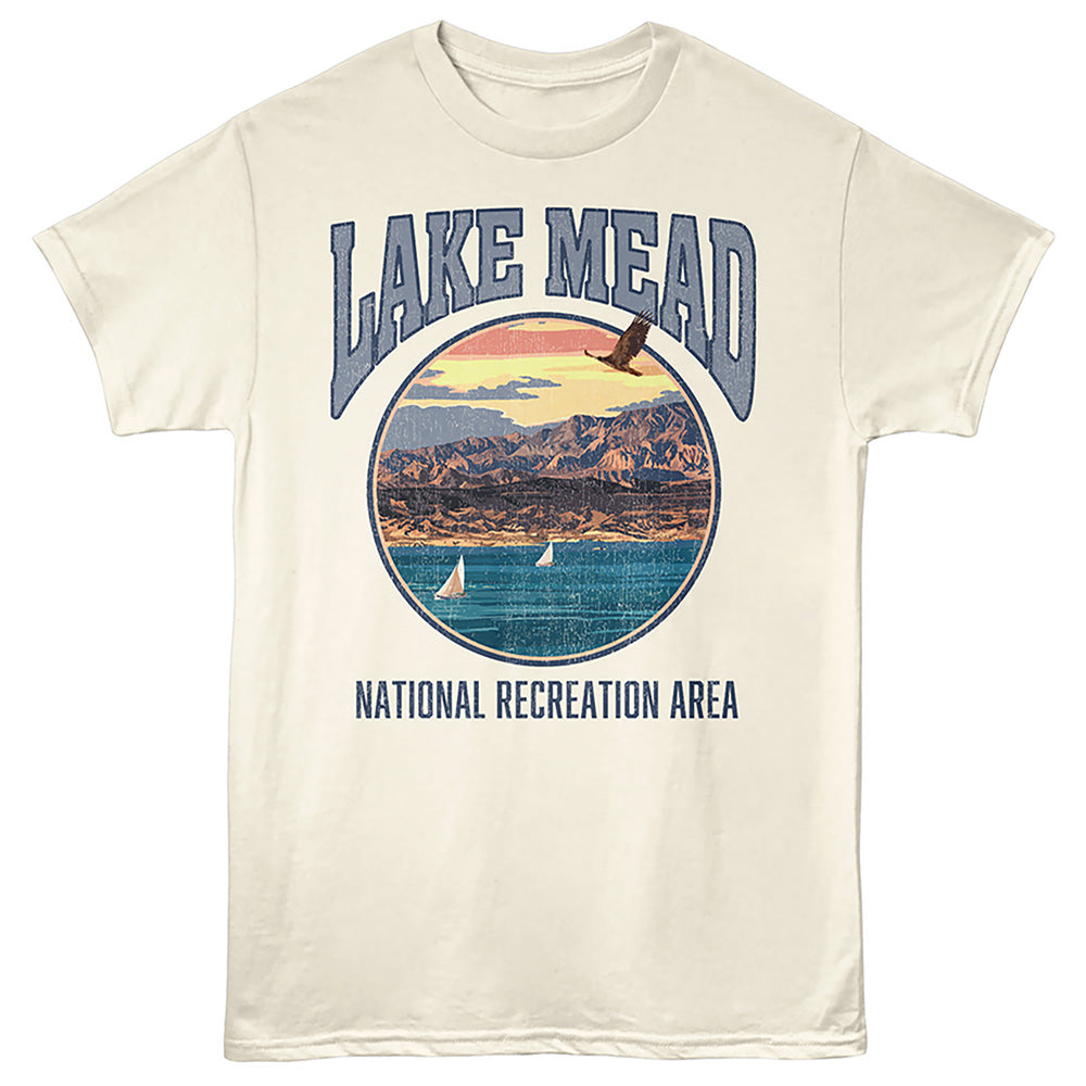 Lantern Press T-Shirt - Lake Mead Circle