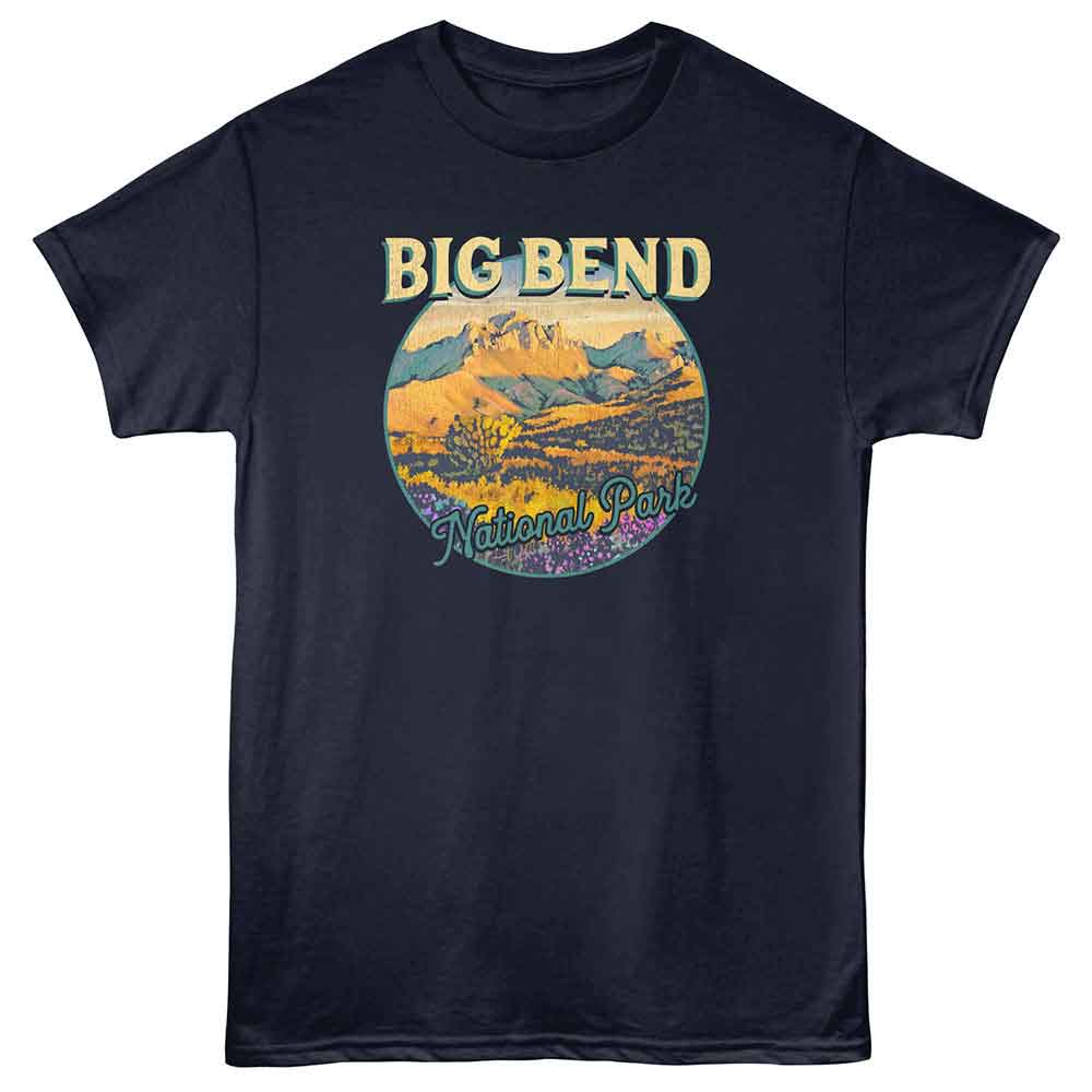 Lantern Press T-Shirt - Big Bend Painting