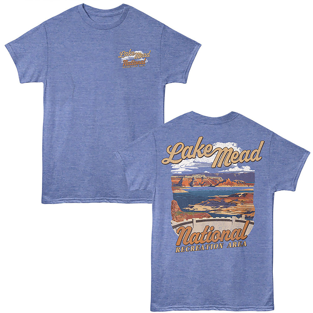 Lantern Press T-Shirt - Lake Mead Dam