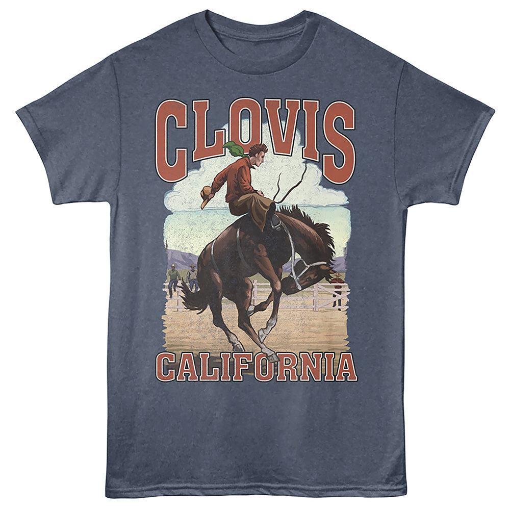 Lantern Press T-Shirt - Clovis Cowboy