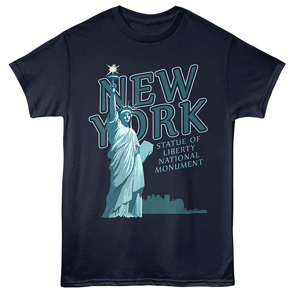 Lantern Press T-Shirt - Statue Of Liberty