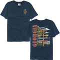 Lantern Press Comfort Colors T-Shirt - Savannah Ga Sign