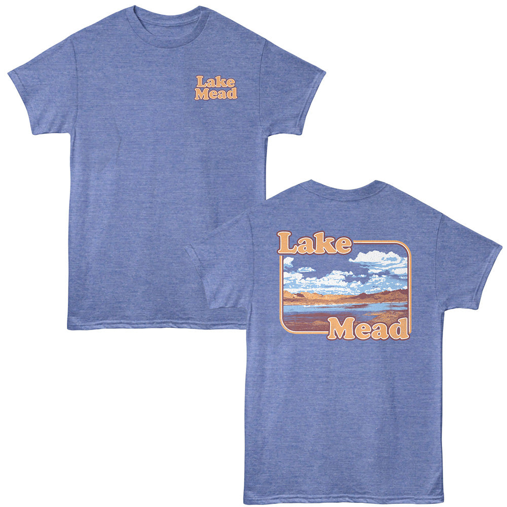 Lantern Press T-Shirt - Lake Mead Retro