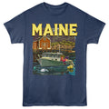 Lantern Press T-Shirt - Maine Lobster Boat